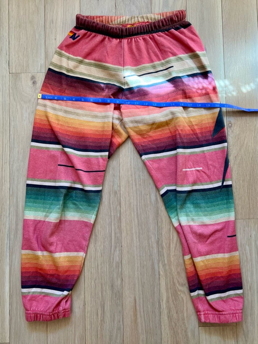 Aviator Nation Tribal Print Sweatpants Lightning Bolt Size Extra Small - Picture 8 of 11